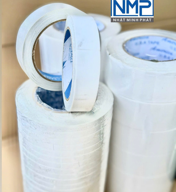 Băng keo 2 mặt trắng